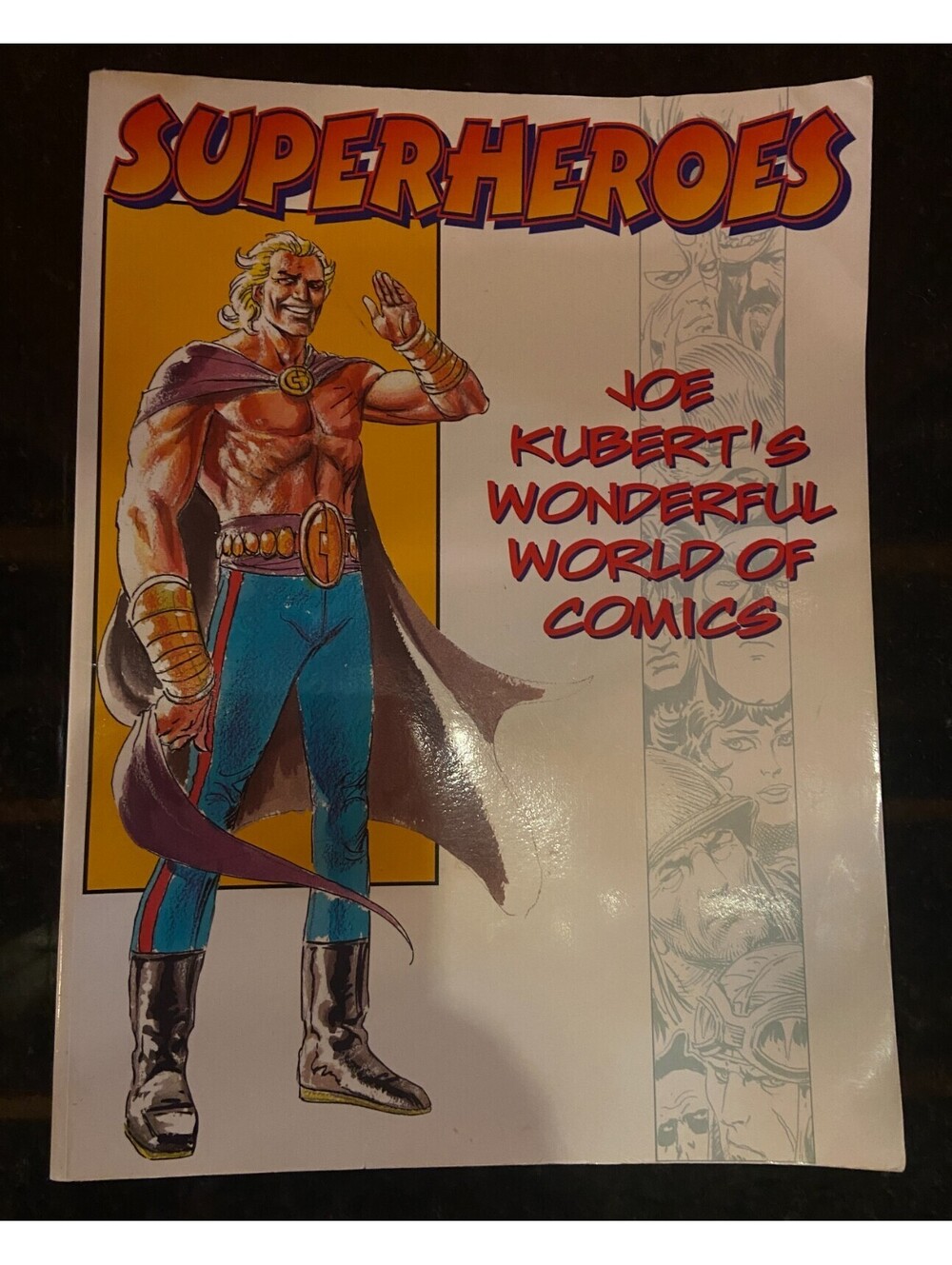Joe Kubert's Super Heroes Wonderful World of Comics Soft Cover Book